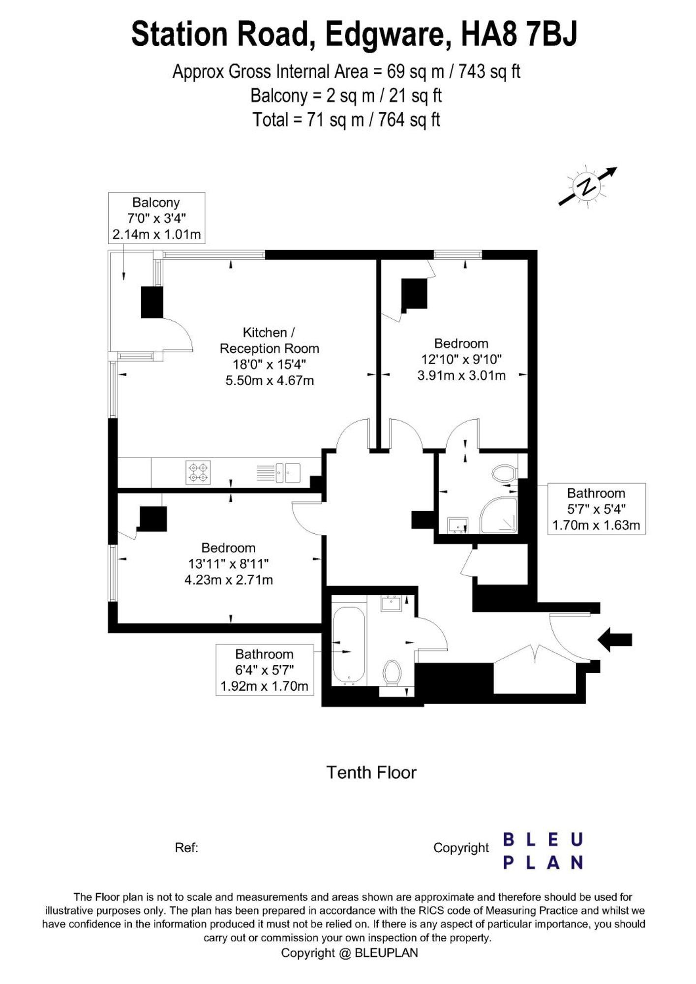 Luxury Apartment With Stunning Views On 10Th Floor Edgware Bagian luar foto